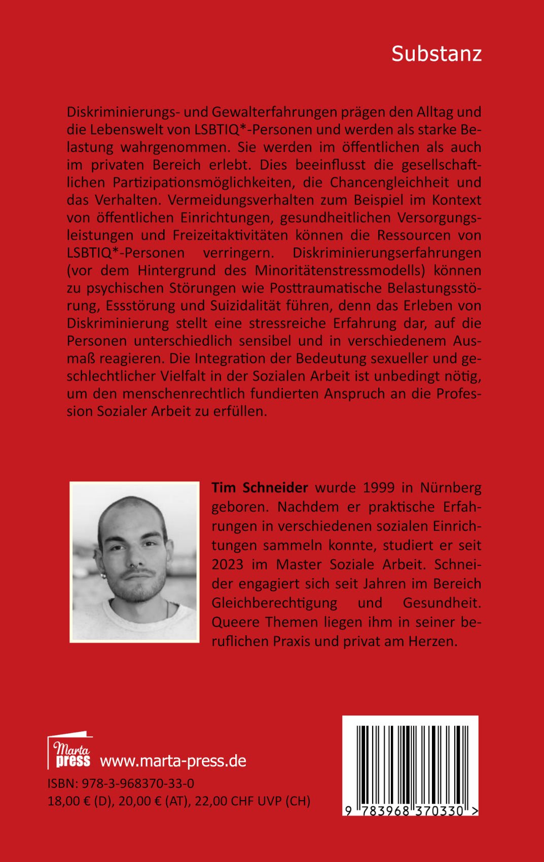 Soziale Arbeit: psychische Gesundheit und Wohlbefinden von LSBTIQ* Personen