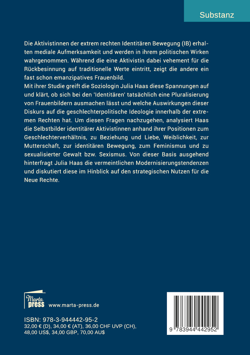 "Anständige Mädchen" und "selbstbewusste Rebellinnen". Aktuelle Selbstbilder identitärer Frauen