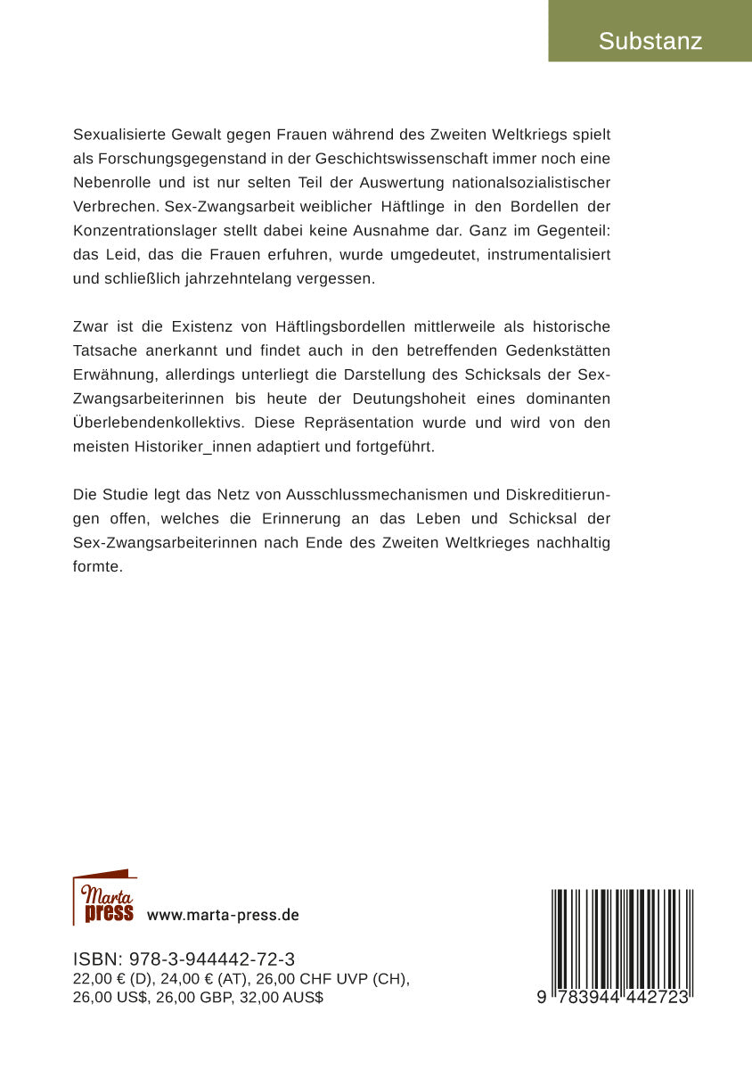 Leidbilder. Sex-Zwangsarbeit in nationalsozialistischen Lagerbordellen in Erinnerung und Forschung