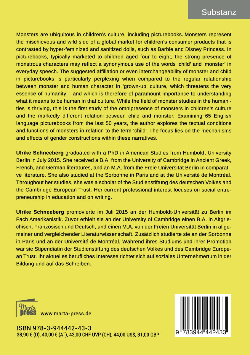 Making Boys and Girls in Picturebooks with Monsters