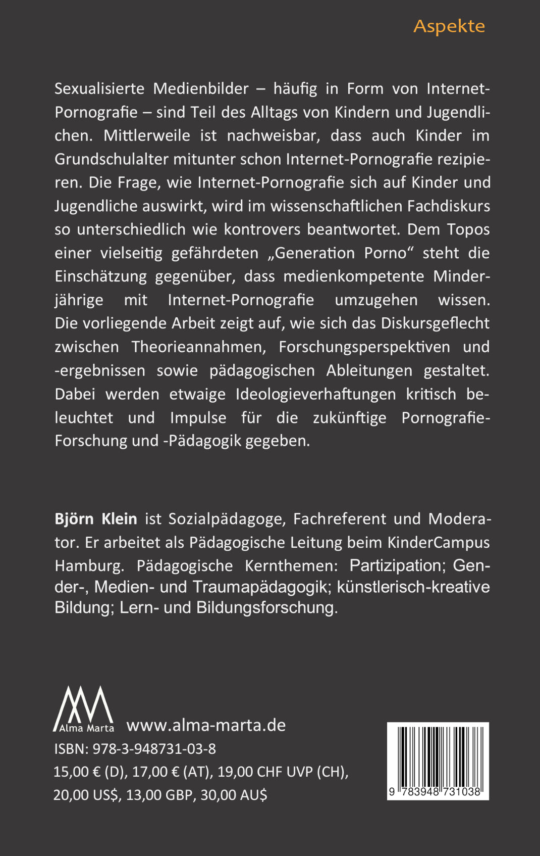 Die Wirkung von Internet-Pornografie auf Kinder und Jugendliche