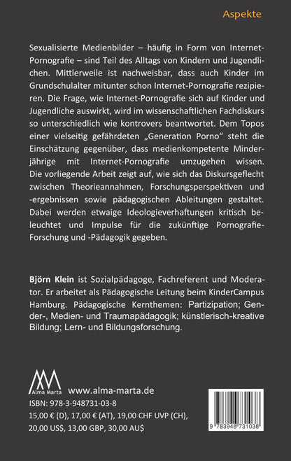 Die Wirkung von Internet-Pornografie auf Kinder und Jugendliche